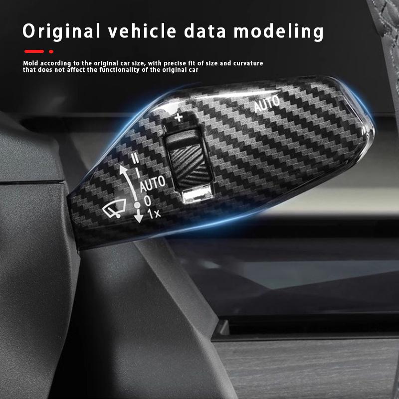 For BMW 5 Series i5 G60 2024-2025 Car Turn Signal Wiper Switch Decorative Cover Trim Sticker Wiper Rod Interior Accessories