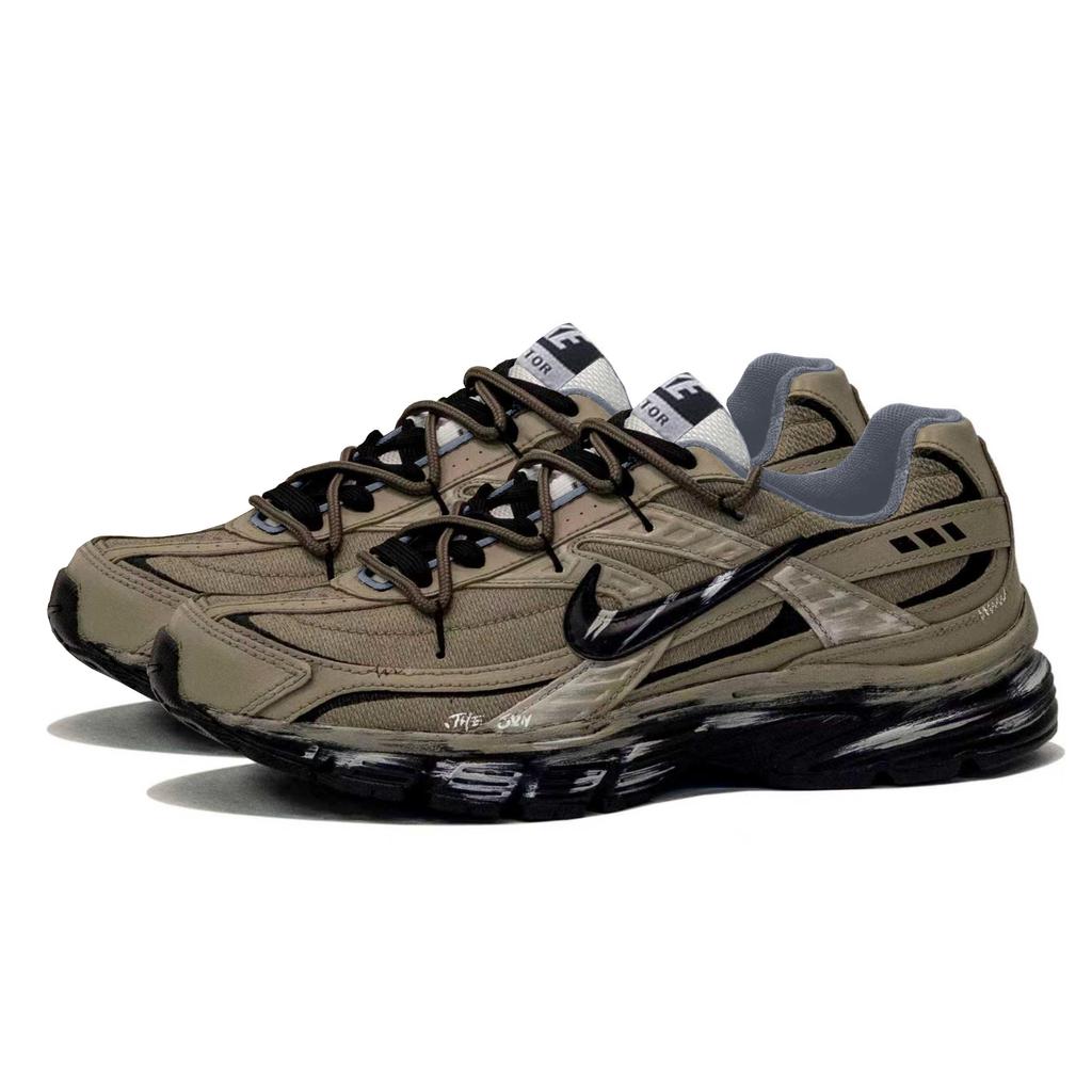 Nike Initiator Leather, Textile Abrasion Resistant Slip Resistant Low top Casual Running Shoes Men's Army Green IO7609-101(Team901-)