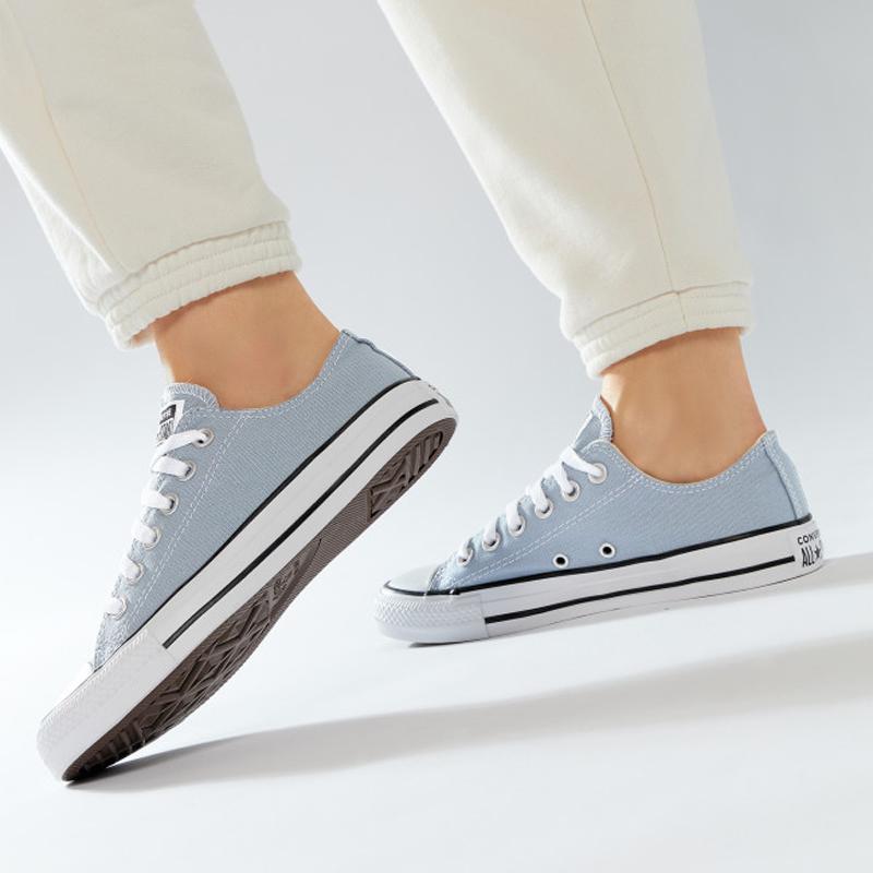 Converse Кеды All Star Color Chuck Taylor с низким верхом для скейтбординга, унисекс, серые, синие, 170466C