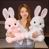 Bobby Bear Long-Eared Rabbit Plush Toy - Cute Large Pillow Doll for Claw Machines