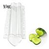 Hard Plastic Plant Shaper Cucumber Growing Mold, Heart Shaped, Clear Vegetable Fruit Shaping Tool Reusable Mold for Zucchini Molds Farm