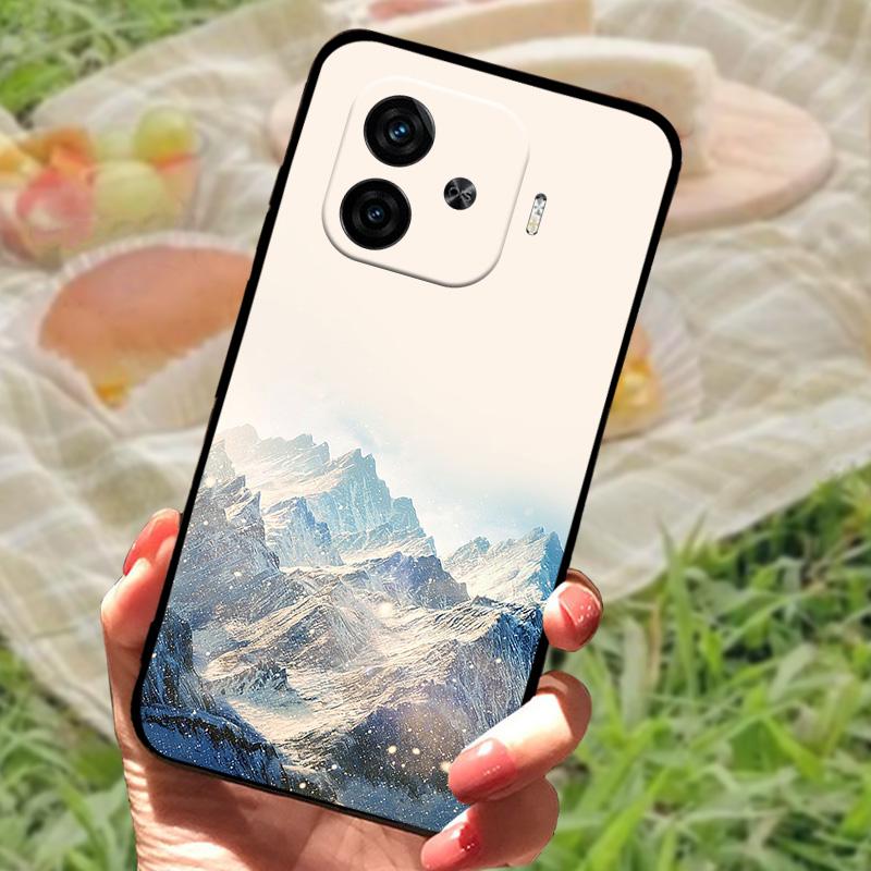 Для VIVO iQOO Z9 Turbo 5G Чехол Роскошная Мода Красивая Силиконовая Задняя Крышка Телефона Для IQOO Z9 5G Чехлы Защитный Чехол Capas