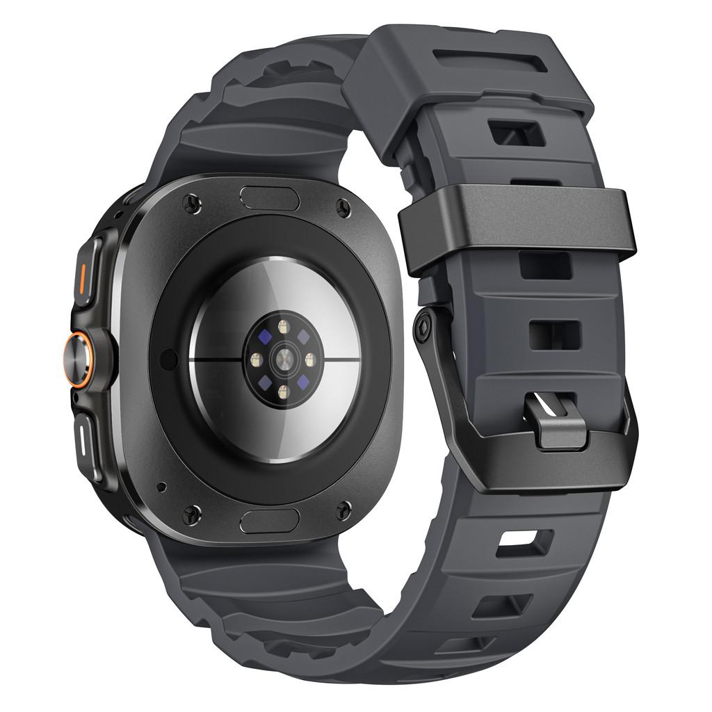 МУЖСКОЙ силиконовый ремешок для Samsung Galaxy Ultra Watch 7 47 мм Мягкий спортивный браслет для Samsung Galaxy Ultra 7 47 мм Браслет на запястье с изогнутым концом