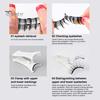 1 Set Magnetic False Eyelashes with Lash Applicator Tool Reusable Single/Double Layer Natural Wispy Fake Lashes Eyelash Clip Women Makeup Tools