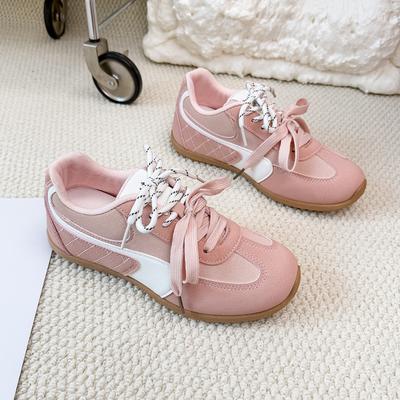 2025 лето новая корейская версия дышащая женская обувь из хлопчатобумажной ткани ins tide студенческая спортивная обувь для бега повседневная обувь YDS917