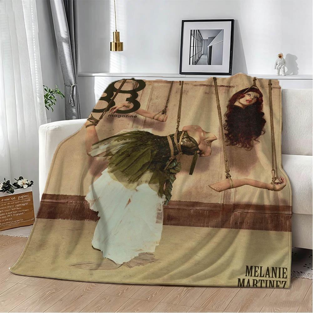M-Melanie Martinez Hades Singer 2026 3D Flannel Blanket Soft Throw Blanket Art For Home Decor Bedroom Bed Sofa Picnic Fans Gifts