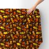 Royal Samt Stoff Polyester Zum Nähen - Motiv Katzen In Herbstfarben