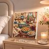 5D DIY Pearl Painting Set Pearl Art Embroidery Kitchen Baking Pie Home Decoration Gift