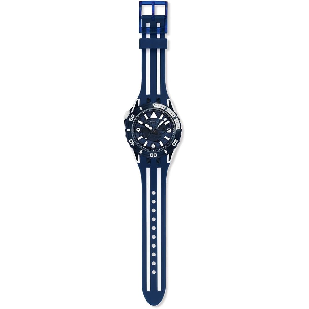 Swatch SCUBAQUA SEA WASP SSCU09N100 Унисекс Взрослые Часы Синие