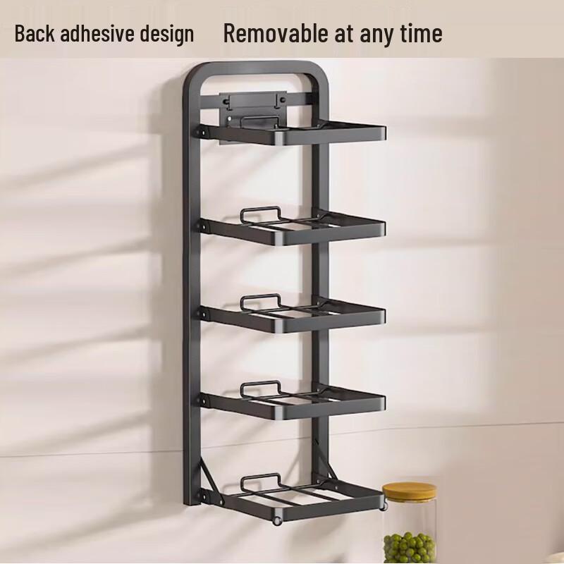 Складная многоярусная кухонная стойка-органайзер для подготовки