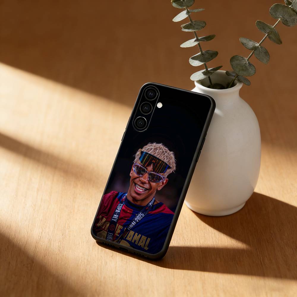 Чехол для телефона с изображением футболиста L-Lamine Y-Yamal 19 для Samsung Galaxy A20,21s,22,31,32,52,53,72,73,80,91, мягкий черный