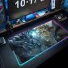 Коврик для мыши Obelisk RGB Игровой коврик для мыши Большой светодиодный коврик Настольный коврик для ПК Светящийся коврик для мыши Большие коврики для клавиатуры Настольный ковер с