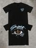 2026 Unisexfinity EMRG Plus Size Unisexs Black TShirt with Saint Letter and Eye Print Streetwear Style Suitable for Daily Wear