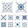 Синий и белый фарфоровый принт с узором, роскошное украшение для дома, наволочка для гостиной, дивана, автомобиля, наволочка