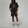 Air Jordan 23 Engineered Casual Breathable Large Logo Printing Round Neck Short Sleeve Black Men's DO8895-010