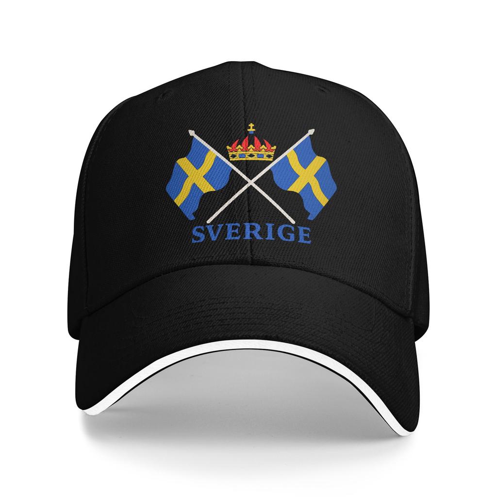 Индивидуальная бейсболка с флагом Швеции, унисекс, женская, регулируемая, кепка папы, уличная кепка snapback
