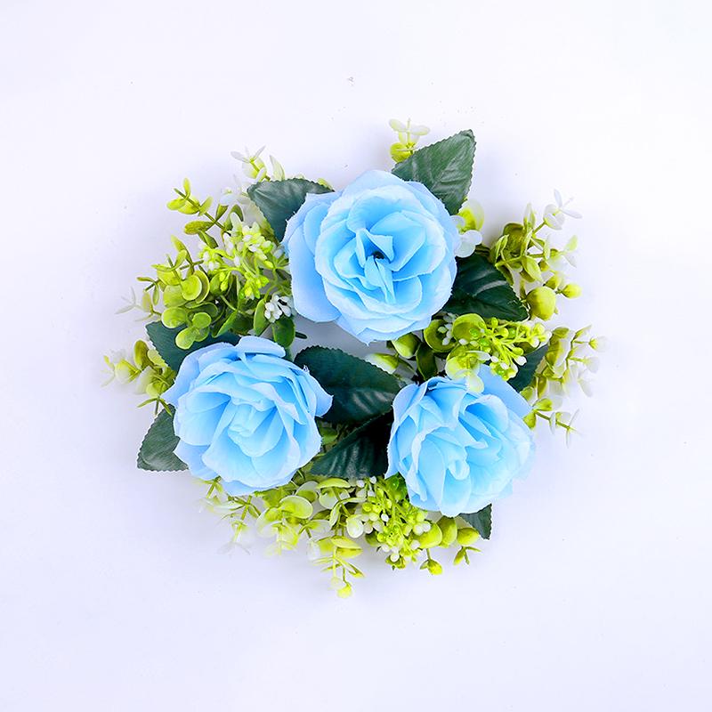 Имитация цветов, подсвечников, венков, декоративных украшений для гостиной, роз, свечей, чашек, атмосферных украшений