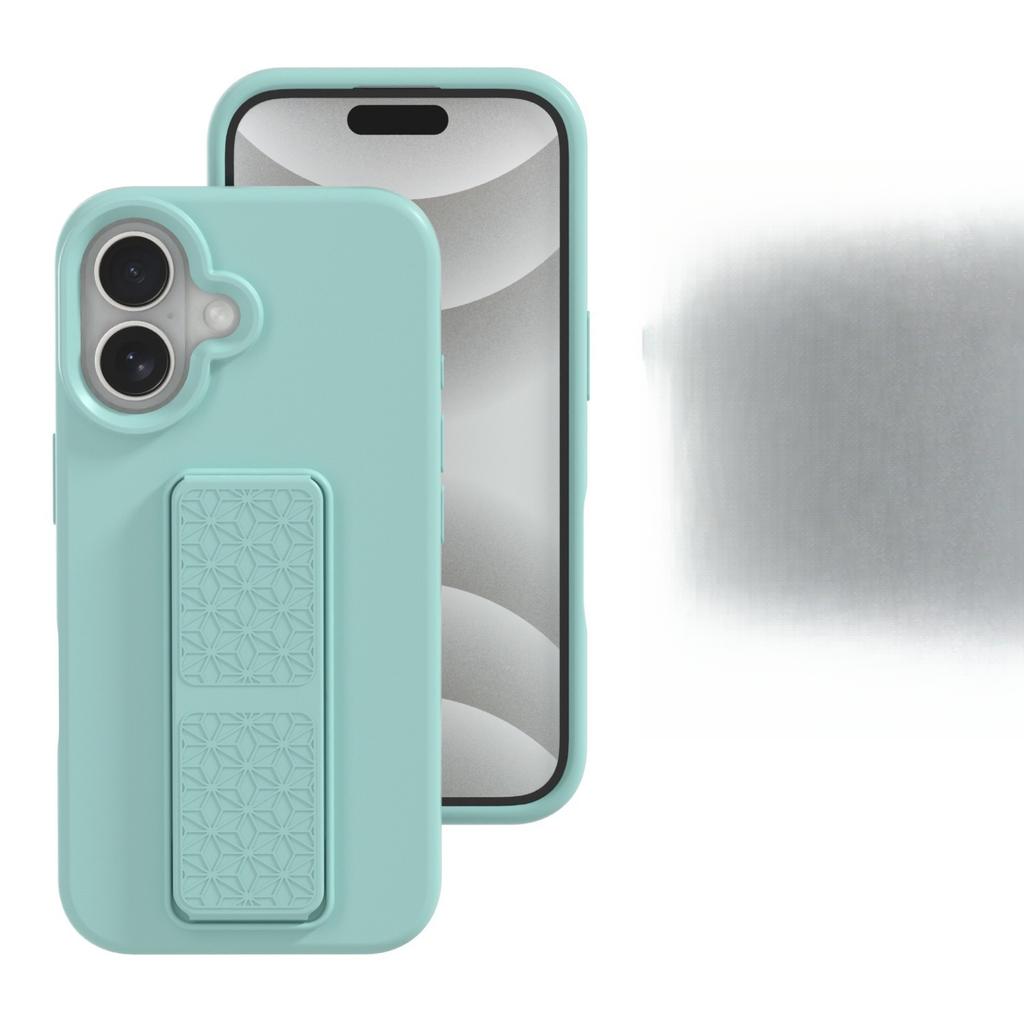 Подходит для Ip16promax Жидкий силиконовый ремешок-подставка, Защитный чехол однотонного цвета для Apple 15/14