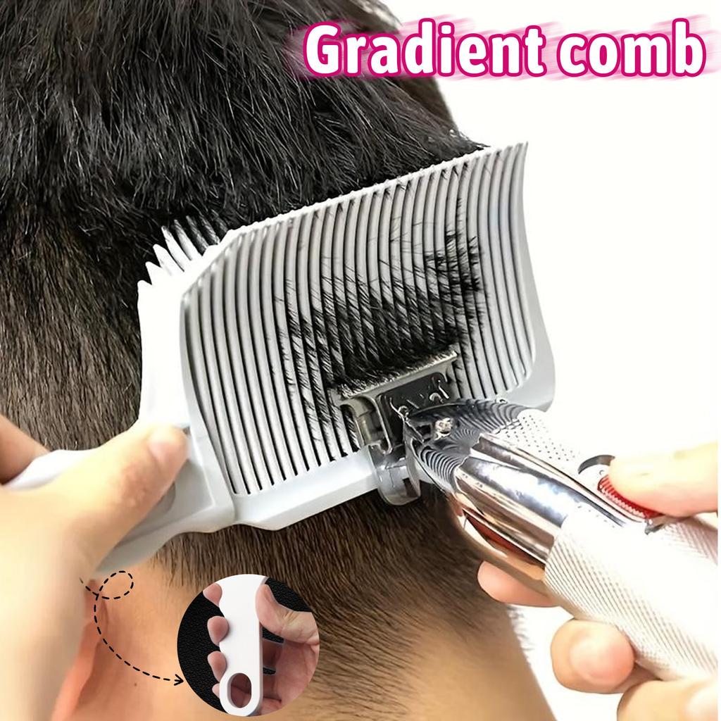 Professional Barber Clipper Comb - Fading & Blending, Flat Top Hair Cutting for Men, Heat Resistant, Salon Styling Tool, Fade Brush