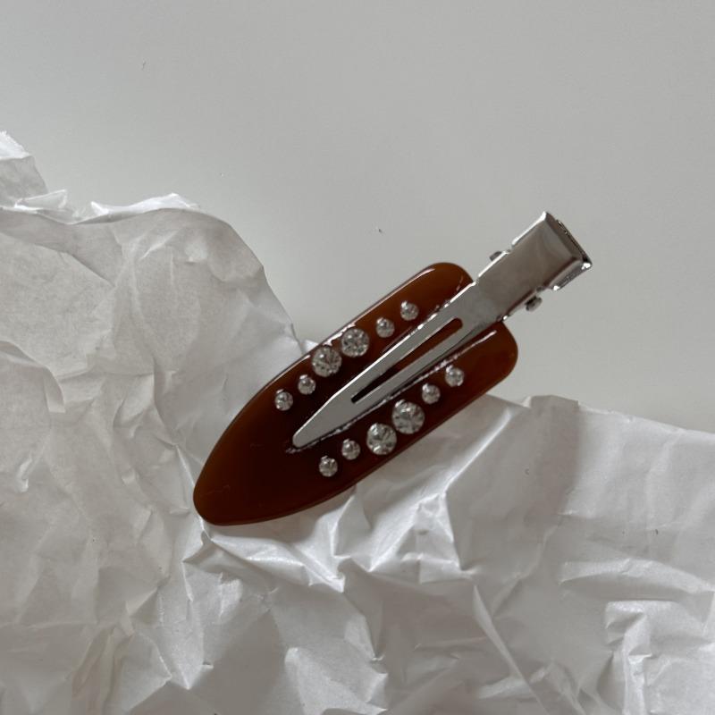 2/3/4/6 шт. ацетатные заколки для волос в Корейском стиле, золотисто-белые блестящие заколки для волос, головные уборы для девочек и женщин, аксессуары для волос