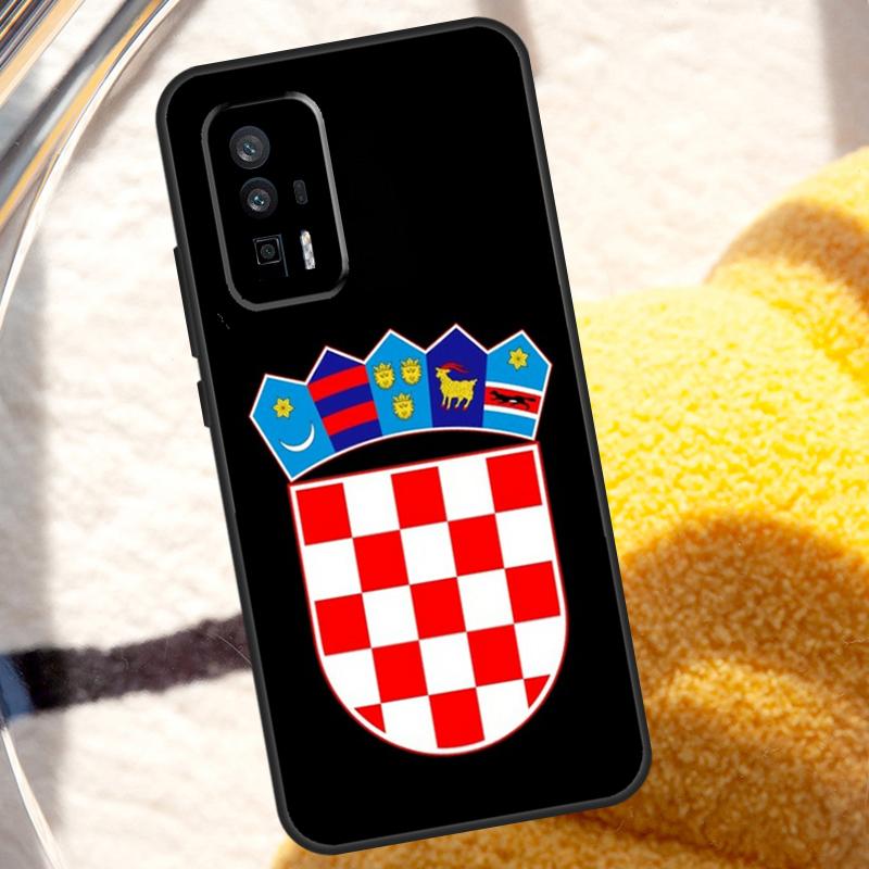 Croatia Flag Case For POCO X6 Pro M6 X5 X3 M5s F3 F5 Xiaomi 14 Ultra 13 12 Lite 11T 12T 13T Pro Cover