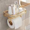 Роскошный держатель для туалетной бумаги, настенный, без сверления, для ванной комнаты, туалета, с ароматерапией, поднос для бумаги, ДРОПШИППИНГ