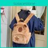 Star Plush Capybara Backpack Animal Cartoon Bag With Adjustable Straps Shoulder