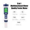 5 в 1/ 7 в 1/ 10 в 1 Многофункциональный монитор качества воды PH/TDS/EC/ORP/соленость/SG/TEMP/H2/плодородность/сопротивление PH метр 1 шт.