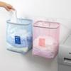 Foldable Laundry Baskets Mesh Bathroom Dirty Clothing Storage Bag Home Large Capacity Wall Mounted Underwear Organization Bags