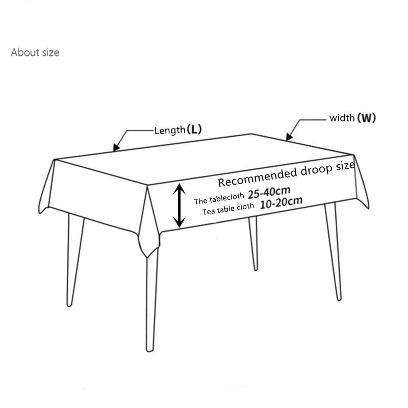 Роскошная высококачественная водонепроницаемая и маслостойкая скатерть из ПВХ, не требующая мытья, прямоугольный бытовой стол, чайный столик и настольная ткань