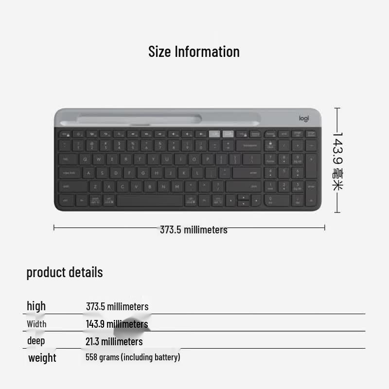 Logitech Беспроводная клавиатура K580 для нескольких устройств