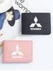 Чехол-кошелек из ПУ-кожи для кредитных карт и водительских документов автомобиля Для Asx Lancer Outlander Pajero Ralliart