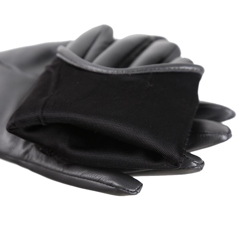 Короткие женские перчатки из овчины, зимние теплые тонкие модные перчатки с сенсорным экраном, мода 2001 г.