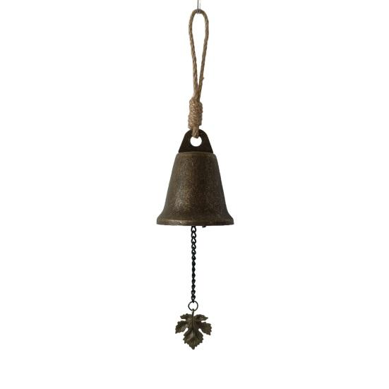 Vintage Hanging Bell Rustic Metal Wind Chime Retro Hanging Wind Bell with Owl
