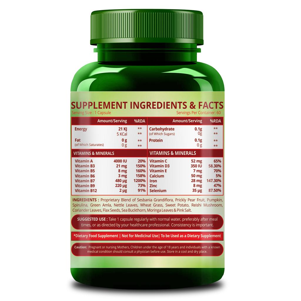 Витамины для волос (60 кап), Hair Vitamin,  Himalayan Organics