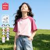 MINISO Girls' Pure Cotton Short Sleeve T-shirt