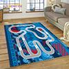City Traffic Road Map Runway Child PlayMat Highway Playroom Area Rug,Carpet Rug for Living Room Bedroom Sofa Doormat, Non-slip