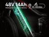 XD26 750W motor, 48V 14AH battery hydraulic disc brake adult electric bicycle 26 inch tires 7-speed all terrain electric bicycle