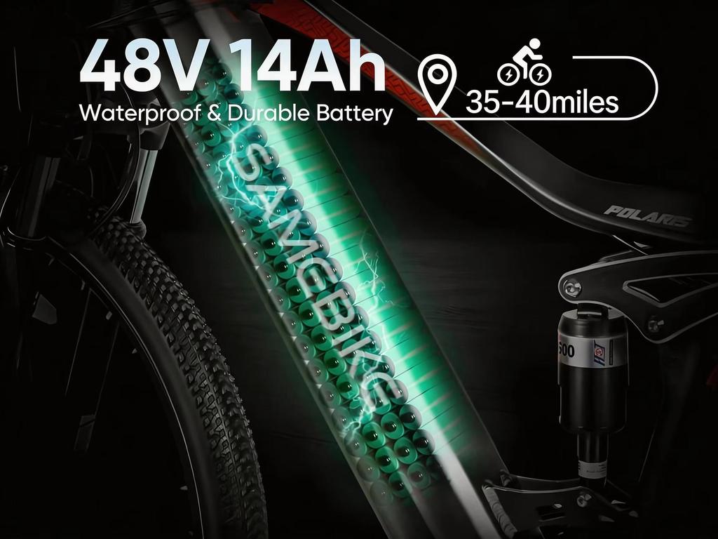 XD26 750W motor, 48V 14AH battery hydraulic disc brake adult electric bicycle 26 inch tires 7-speed all terrain electric bicycle