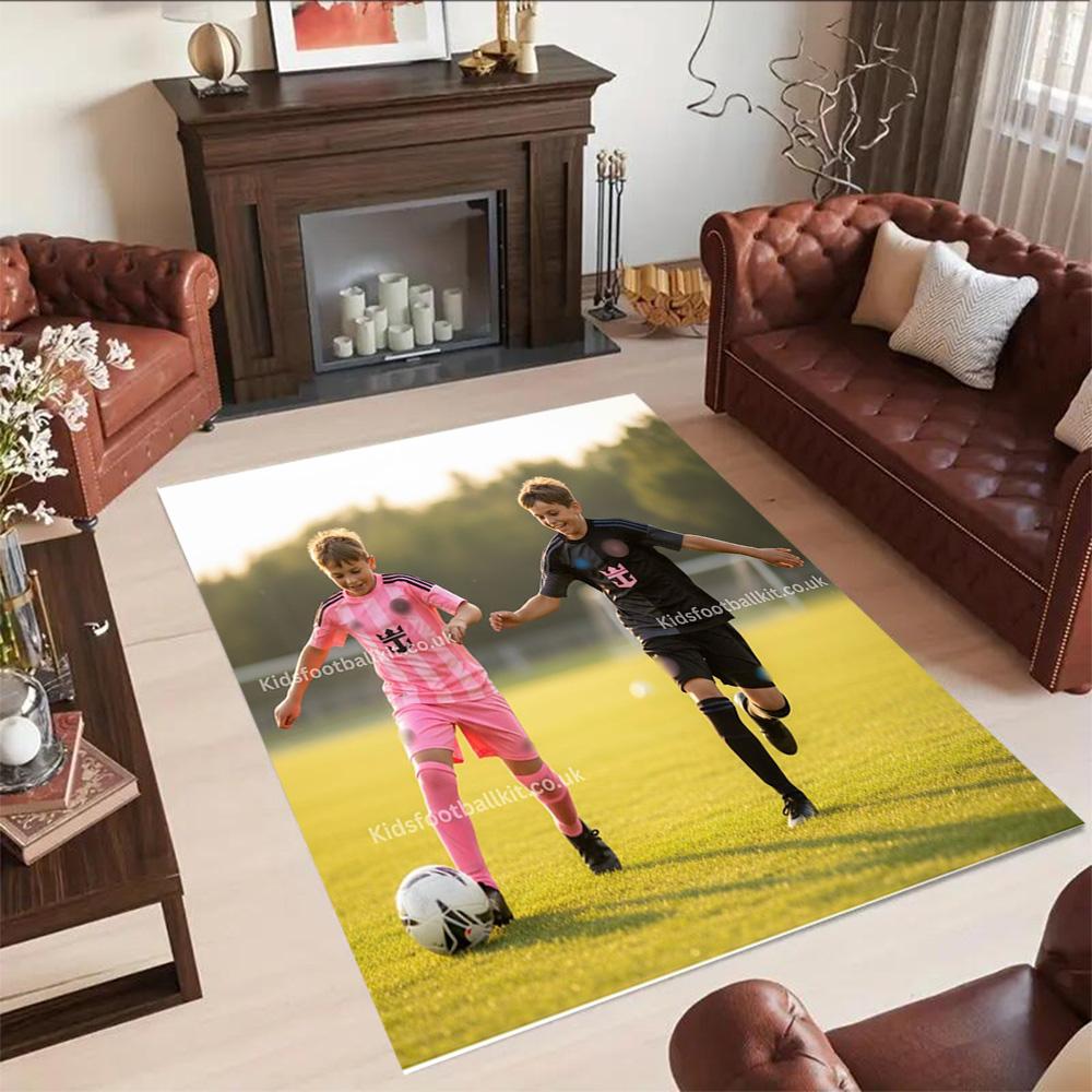 Customize Photos Customize picture Area Rug Perfect for Foyer Playrooms Dormitory Dining Room Anti-slip Rug Anime Office Decor