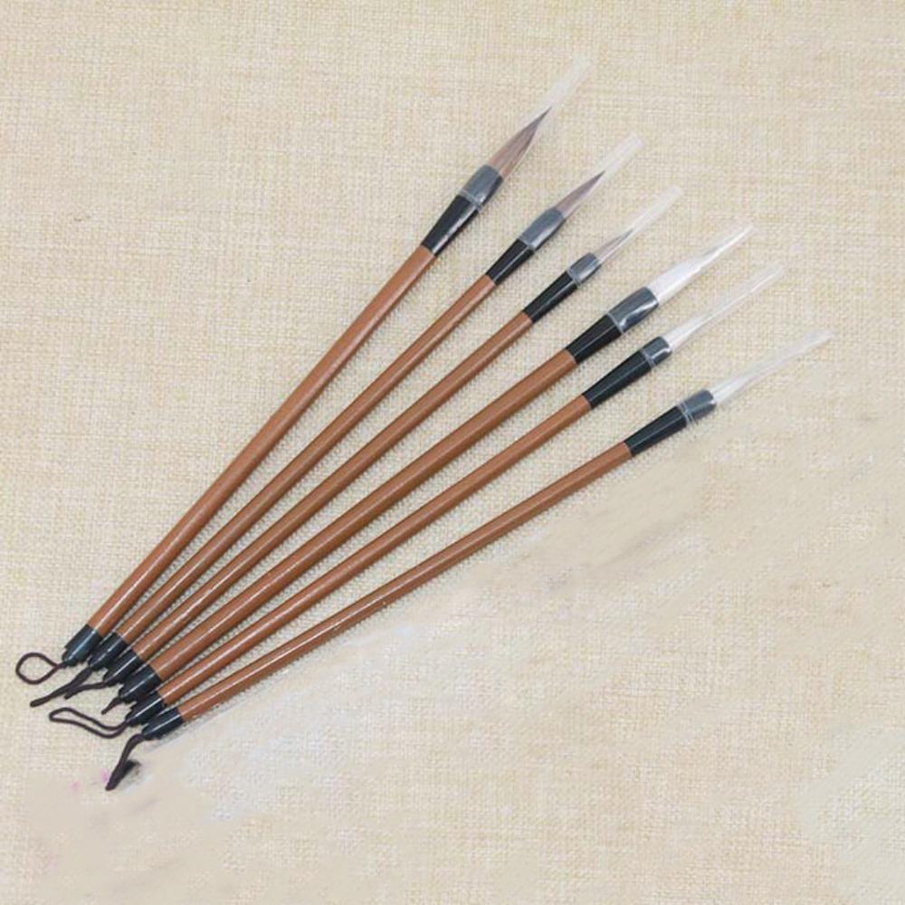 Painting Brush Traditional Chinese Calligraphy Wolf's Hair Writing Brush Practice Writing Brush