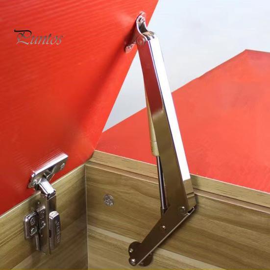 Петли для поддержки крышки, петли для ящиков для кровати, грузоподъемность 15 кг, нержавеющие, регулируемый угол, простая установка, комплект петель для поддержки с газовым подъемником