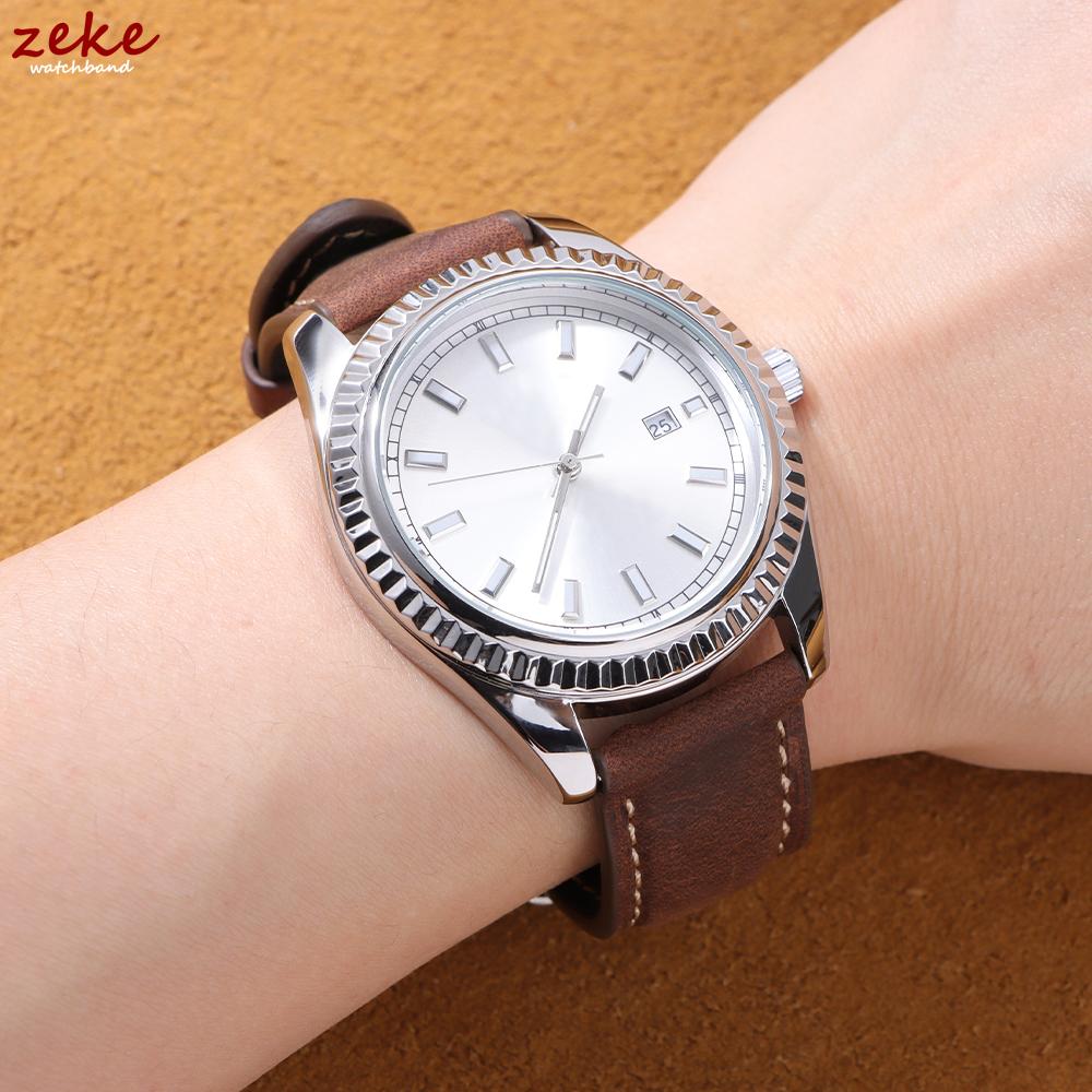 14/16/18/20/22/24 мм Быстросъемный ремешок для часов Мужской Женский Ремешок для часов Натуральная кожа Ремешок для часов Замена Винтажный Коричневый Браслеты