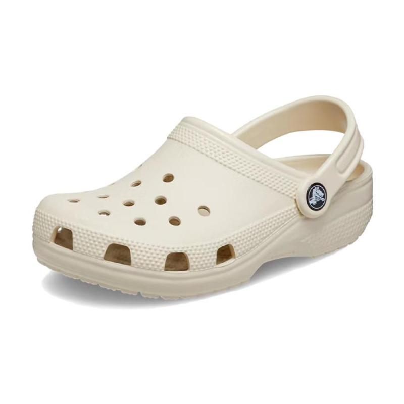 Crocs Классические клоги Удобные и легкие дышащие детские сандалии бежевая детская модель