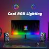 ONIKUMA USB Wired Speaker RGB Cool Lighting Super Bass Subwoofer HiFi Audio For Game 3D Surround Music For PC Laptop 60MM Unit Mini Speaker