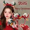 Children's Christmas Elk Antler Headband - Cute Baby Girl Hair Accessory for Dress Up