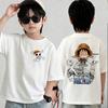Summer New Arrival One Piece Pattern Tshirt unisex anime print casual shortsleeved fashionable streetwear top Y2K style
