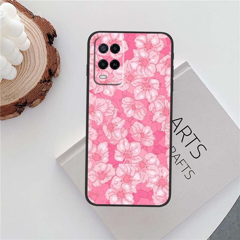 Токио Сакура вишневый пейзаж Чехол для Oppo A15 A80 A60 A40 A94 A54 A98 A78 A18 A38 A58 A16 A76 A96 A17 A77 A74 A57S Обложка