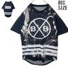 [Б/У] Свободная футболка BIGBANG с принтом большого логотипа, произведенная Avex