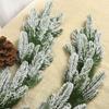 6pcs Artificial Simulation Pine Needles Artificial Green Leaves Plants Christmas Pine Branches